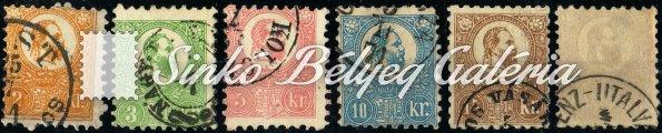 / Lithography, 3+2 krajcár on a letter front-piece, sent from Salgótarján to Bad Nauheim, the stamps are ﬂawless, decorative piece. 1871.