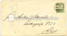 Réznyomat, Helpa (SK) lebélyegzés, 5 krajcár, 400 Gp. / Engraved, Helpa (SK) cancellation, 5 krajcár, 400 Gp.