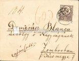 / II lats registered distance letter, 20 krajcár value, from Debreczen/PU.