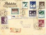 Hungarian Philately day exhibitional postmark. 1926. Távolsági levél, Pozsony/Szombathely-Budapest Kikiáltási ár: 2.400 Ft 1918.12.17.