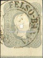 / Newspaper stamp, on letter piece, 0,6 krajcár value, blue type of II., Hermanstadt/Mittags cancellation. 1858. Hírlapbélyeg, Pressburg 341. tétel 1858.
