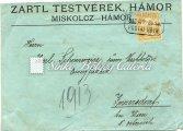366-369 366. tétel 1913. Hámorborsod Vm. postaügynökség 367. tétel 1913.04.30., Hámorborsod Vm.