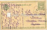 postal agency cancellation - Inzersdorf, franked with Turul 2 ﬁllér stamp. Kikiáltási ár: 2.400 Ft 1916.08.22.