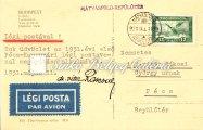 370-392 379. tétel 1931. Légiposta levél, Mátyásföld-Pécs 380. tétel 384. tétel Légiposta 1933.05.20.