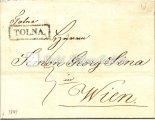 / Letter before stamps from oﬃce, from Raab to Szekszárd, red postmark, from the Royal General Director of the schools in Győr district, the letter is