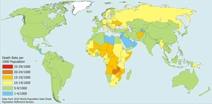 Nyers halálozási arányszám (halandóság, mortalitás, crude death/gross mortality rate CDR) Ezer