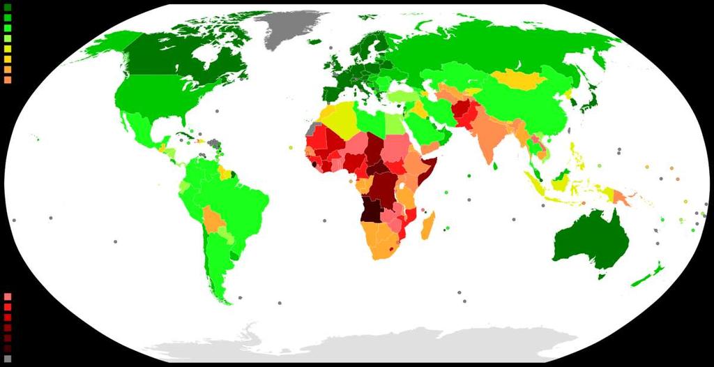 Csecsemőhalandósági arányszám (infant mortality rate) 2013 Ezer újszülöttre jutó