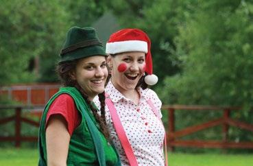 CAMP VOLUNTEERS They are the ones who provide for the physical and mental well-being of