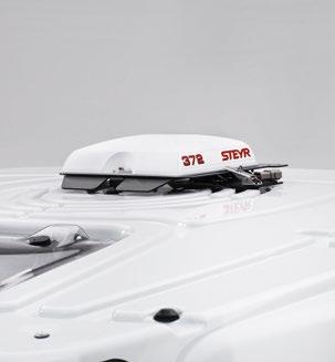 Az automatikus DGPS alapú S-Guide kormányzási rendszer biztosítja a nyomvonal követést akár egyenesről, akár ívről, vagy akár táblavégi fordulóról van szó.