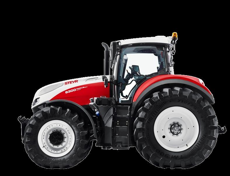 A legnagyobb teljesítményű STEYR traktor más erősséggel is büszkélkedhet különösen a kivételes kényelmi szint tekintetében: a rugózott mellső híd és a luxuskivitelű, rendkívül csendes fülke, ami