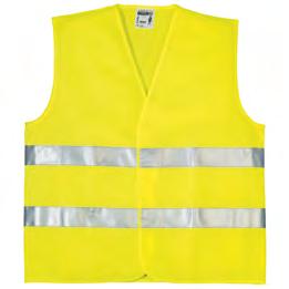 OXFORD MELLÉNY 130 g/m2 vastag, szellőző 100 % poliészter alapanyag fluo sárga és narancs színben Két, Nagyon 5 cm széles széles, méretválaszték: vízszintes fényvisszaverő S-5XL méretig keresztcsík