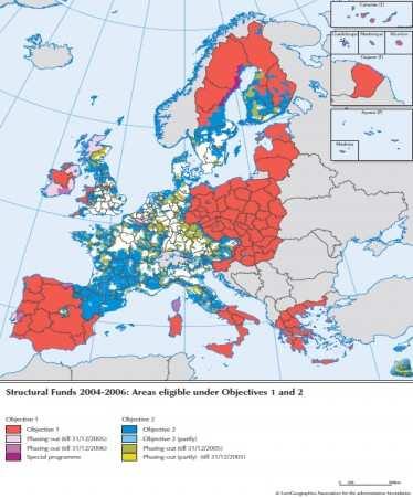 Az EU strukturális politikájának változása Az EU-ban a regionális támogatások a Strukturális Alapokból és a Kohéziós Alapból származnak, a pénzalapokat pedig a közös agrárpolitika (CAP) támogatási