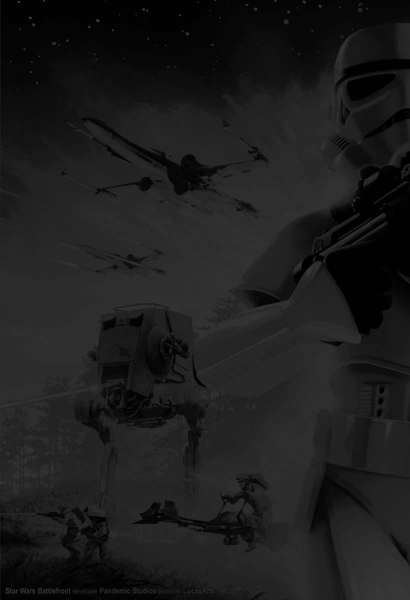 BEMUTATÓ VÉGED LESZ, MINT A BOTNAK! STAR WARS BATTLEFRONT Bár számtalan Star Wars-játékot láttunk már, egy dolog mindig hiányzott: átélni a filmek gigantikus csatajeleneteinek hangulatát.