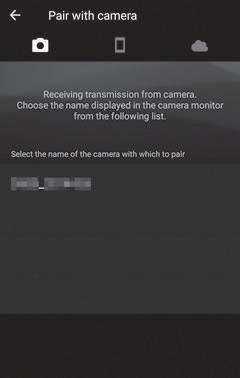 6 Intelligens készülék: A Pair with camera (Párosítás a fényképezőgéppel) párbeszédablakban koppintson a fényképezőgép nevére.