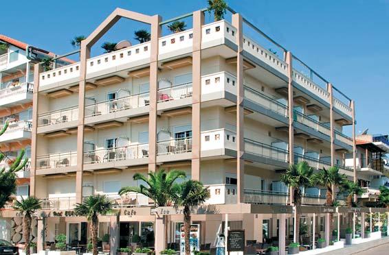 PARALIA Pella Apartman Elhelyezés: 2-3-4 férőhelyes stúdiókban, és 5 férőhelyes 2