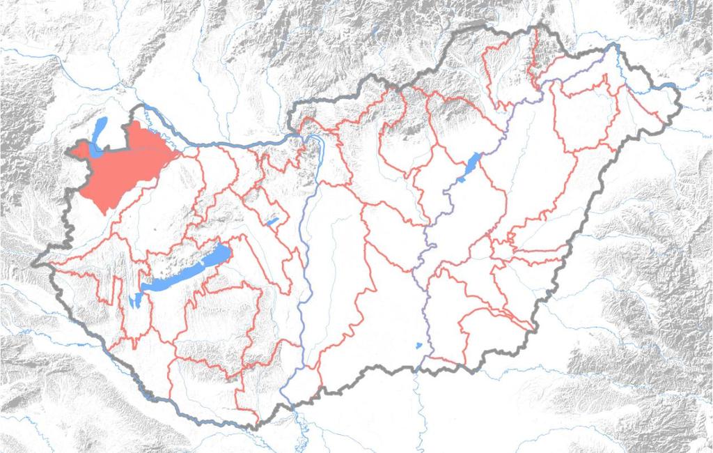 1 Tervezési alegység leírása 1.1 Domborzat A tervezési alegység a Répce és a Rábca folyók vízgyűjtő területét, illetve a Fertő-tó magyarországi területét fedi le.