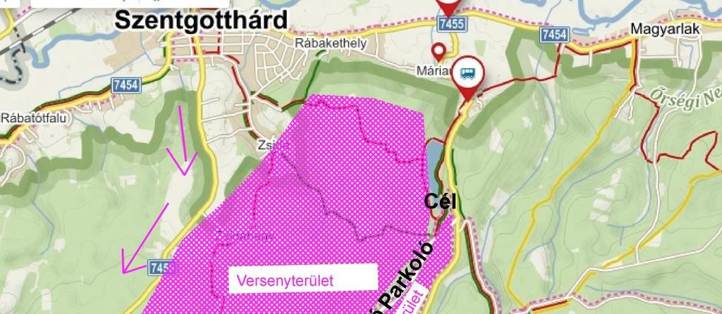 Cél és Versenyközpont: Szentgotthárd-Máriaújfalu, Hársas-tó szabad strandja GPS koordináták: 46.932599, 16.