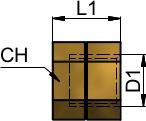 HN hollander anya illeszthető elem: tömlőcsatlakozó gömb csatlakozórésszel tömlőcsatlakozóhoz [mm], HN-0/0--B, HN-0/0--B 1 HN-0--B,, 1 HN-0/0/0-3-B,, 1, 2 HN-0/0/--B bal, 1 HN-0/0-E-B bal,, 1
