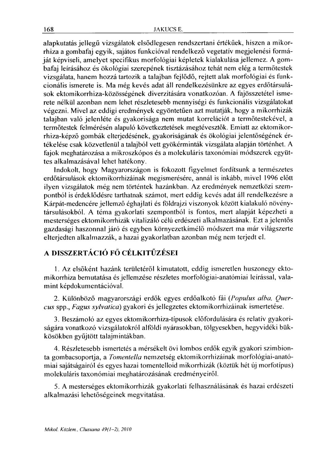 168 JAKUCS E.