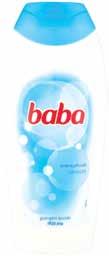 BABA TUSFÜRDŐ 400 ml SAMPON 400 ml FOLYÉKONY SZAPPAN UTÁNTÖLTŐ 500 ml 1 db: 539 Ft, 1 348 Ft/l, 1 348 Ft/l, 1 078