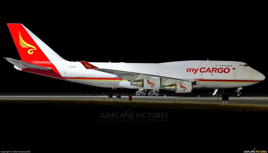 THY HONG KONG ISTAMBUL 747-400F BISHKEK (kirgiz)