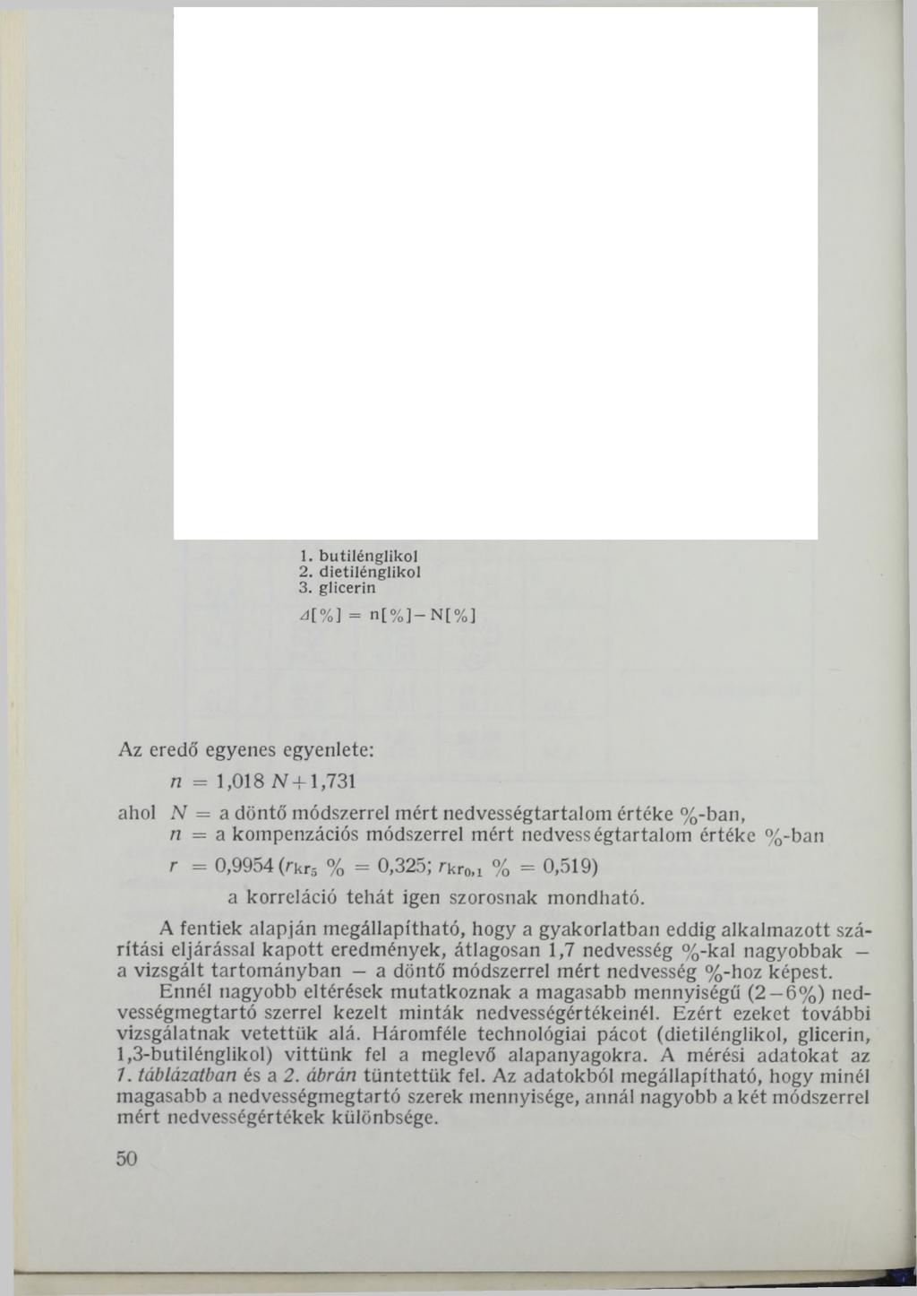1. butilénglikol 2. dietilénglikol 3.