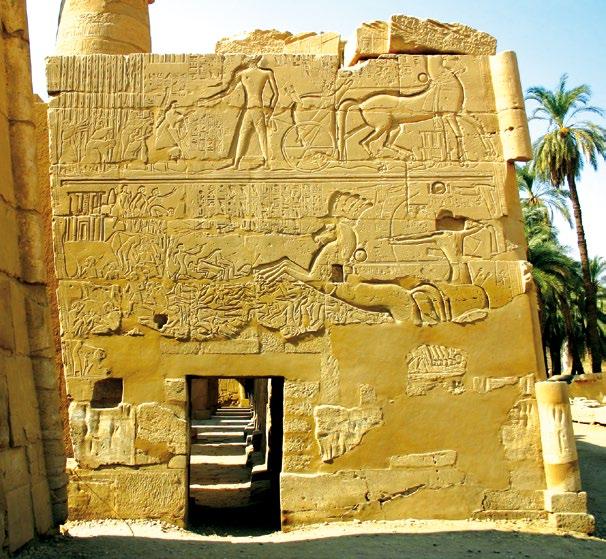 Felső-Egyiptom, Théba, Karnak 112. kép. Kora ramesszida történeti dombormű: I.