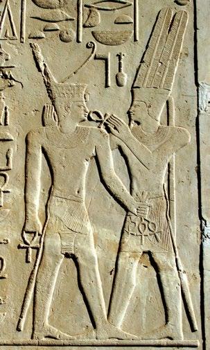 dinasztia, I. Szenuszert uralkodása (Kr. e. 1956 1911). Felső-Egyiptom, Théba, Karnak, Fehér kápolna.