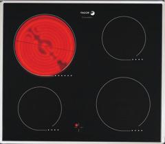Főzőlapok 2VFP-400 X inox szegély EAN-13: 8413880140018 kombinált 4 db Quick Rapid főzőzóna Biztonsági termosztát minden főzőzónánál Maradékhő kijelzés 6 szintű