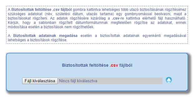 Az adatok beolvasására kérjük, hogy minden esetben a rendszer által biztosított csv fájlt szíveskedjenek alkalmazni az abban látható formátumok megőrzésével.