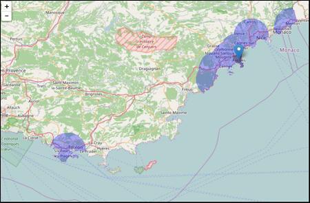 Franciaországi elterjedés http://ec.europa.
