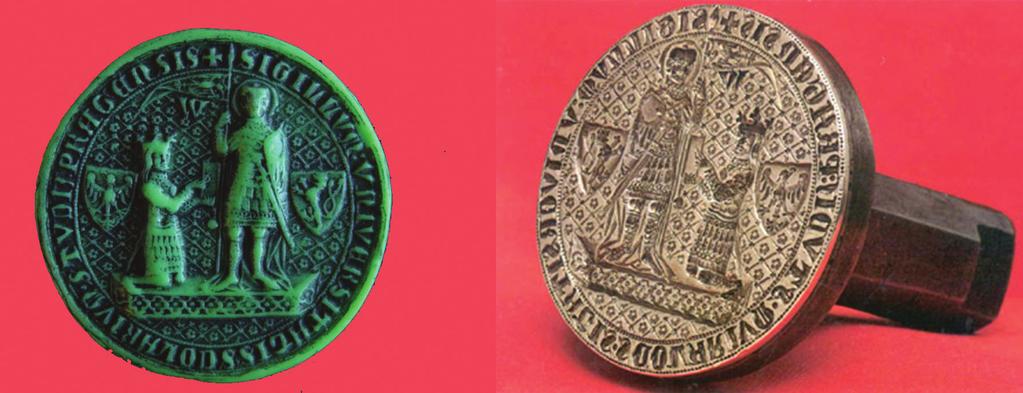 138 2. A Prágai Egyetem középkori pecsétje és annak lenyomata 2.