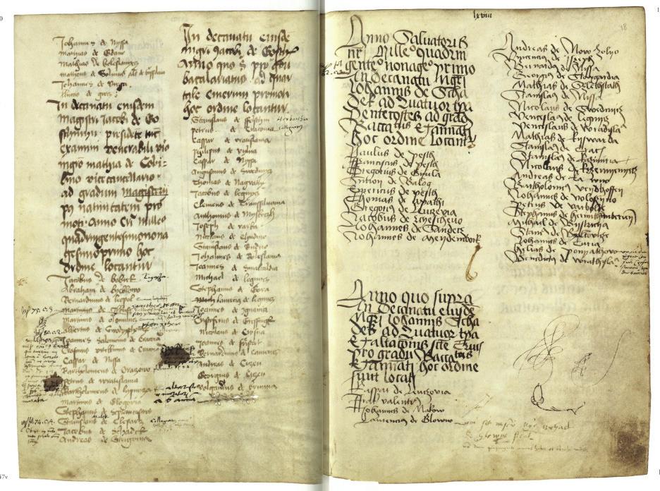 11. A Krakkói Egyetem promóciós listájának 1491. évi bejegyzései 11.