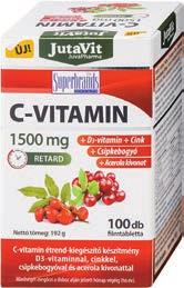 Chen Patika C-vitamin 1200 mg +D3+cink filmtabletta***** 105 db 2.499 Ft 23,80 Ft/db 2018.