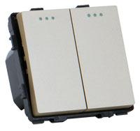 1Gang/2Gang/3Gang Mechanical 1way/2way/4way switch module, 250VAC/10A Mechanical 2 way switch module, 250VAC/10A