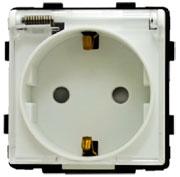 00022 m³/50 g/db LED Padló világító modul 3000K 250 V AC/1 W 1/2 RJ-45 Female Connector Module FPM1-0XW series, 47x23x35mm Use with: MFR-X2 50PCS/CTN 0.