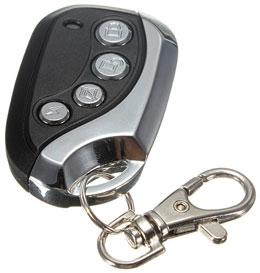 Universal RF Wireless Remote Controller With 4 Key Operating Frequency: 433.92MHz ± 0.2MHz, Water-Proof Size: 63x30x10mm, 0.
