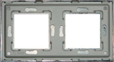 MODULAR, Capacitive Crystal Glass Frames with Following Metal Base 1 Touch Button FP86-01W 1 érintő gomb Luxury, Capacitive Crystal Glass Touch Wall Switch