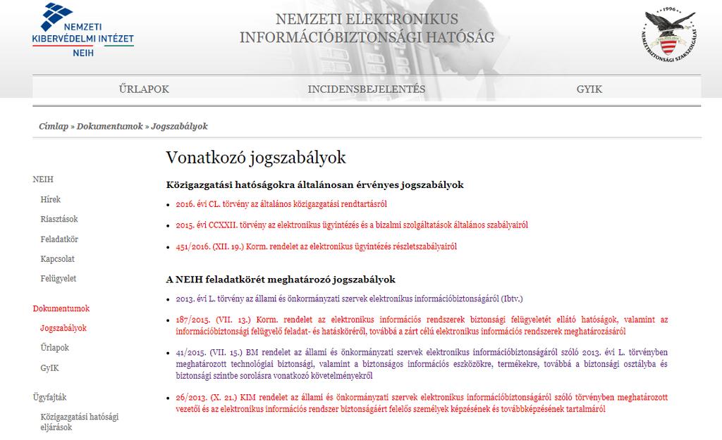 Jogszabályok Jogszabályok Vegyünk