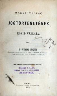 Tanszékünk címzetes egyetemi tanára, Révész Tamás Mihály 2010. december 6-án töltötte be 65.