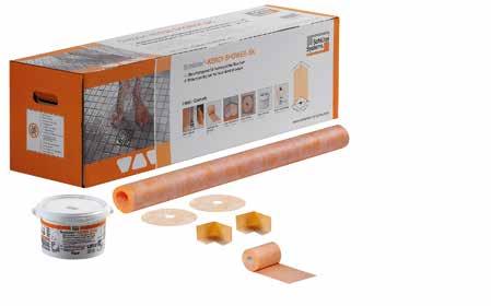 Vízszigetelés / Vízelvezetés Schlüter -KERDI-SHOWER- SK/-SKB A Schlüter -KERDI-SHOWER-SK egy vízszigetelő szett a padlószintben kialakított tusolókhoz.