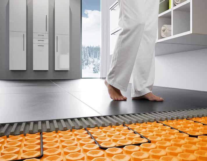 Vízszigetelés / rétegelválasztás / vízelvezetés Schlüter -DITRA-DRAIN 8 A Schlüter -DITRA-DRAIN 8 speciális nagy vízelvezető kapacitású bütykös struktúrájú burkolható polietilén drainlemez.