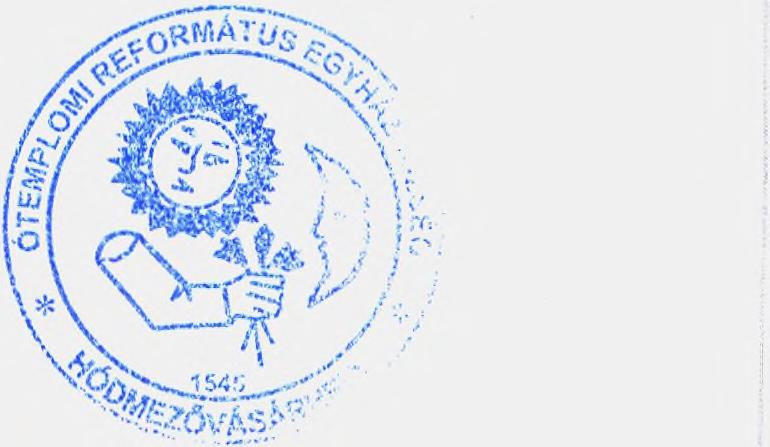 OROSZVÁRI FERENC K épviselő aláírása: Keltezés: