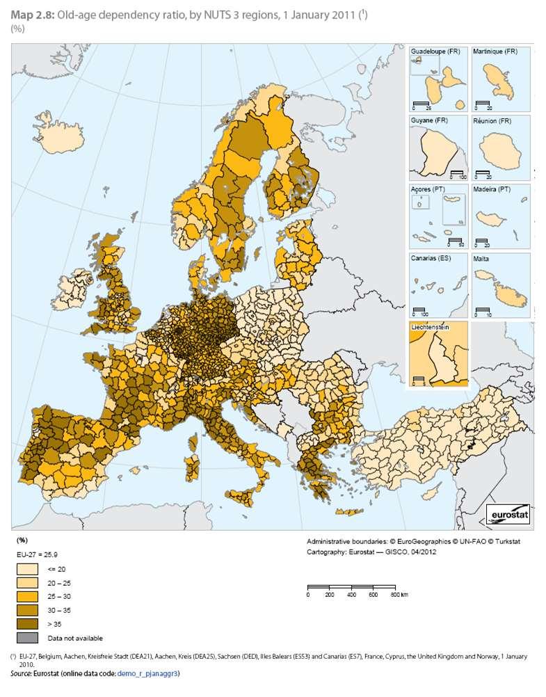 Az idősektől való függőség várhatóan megduplázódik az elkövetkezendő