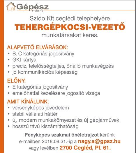 DOLGOZÓI JÁRAT: