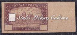 Nemzeti hadsereg bevonulása, tévnyomat. Eltömődött 5-ös szám. / Entry of the National Army, misprint. Obturated number 5. 1920.