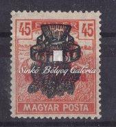 Katalógus érték: 20.000 Ft. / Republic postage due stamp, misprint. Reversed overprint with key sample. Catalog value: 20.000 HUF. 1919.
