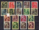 6P/50f fordított felülnyomat. Kat. érték: 24.000 Ft. / Provisional stamps IV., misprint, 2nd edition, reversed overprint. Cat. value: 24.000 HUF. 1945.