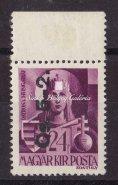 209/60f/8f. Kat. érték: 16.000 Ft. / Letter (text), misprint, 3rd edition, reversed overprint. Cat. value: 16.000 HUF. 1946.