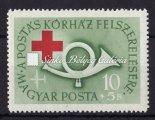 871-1158 1042. tétel 1957. Postáskórház - L, tévnyomat. Fehér folt az értékszám + jelénél. 1043. tétel Kikiáltási ár: 60.